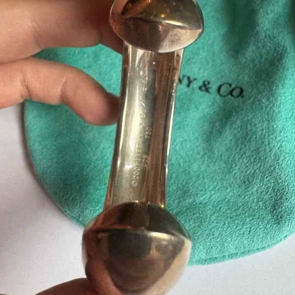 Tiffany & Co Silver 18K Gold Tourmaline Peridot Etoile Sapphire Cuff Bracelet - Picture 6 of 16